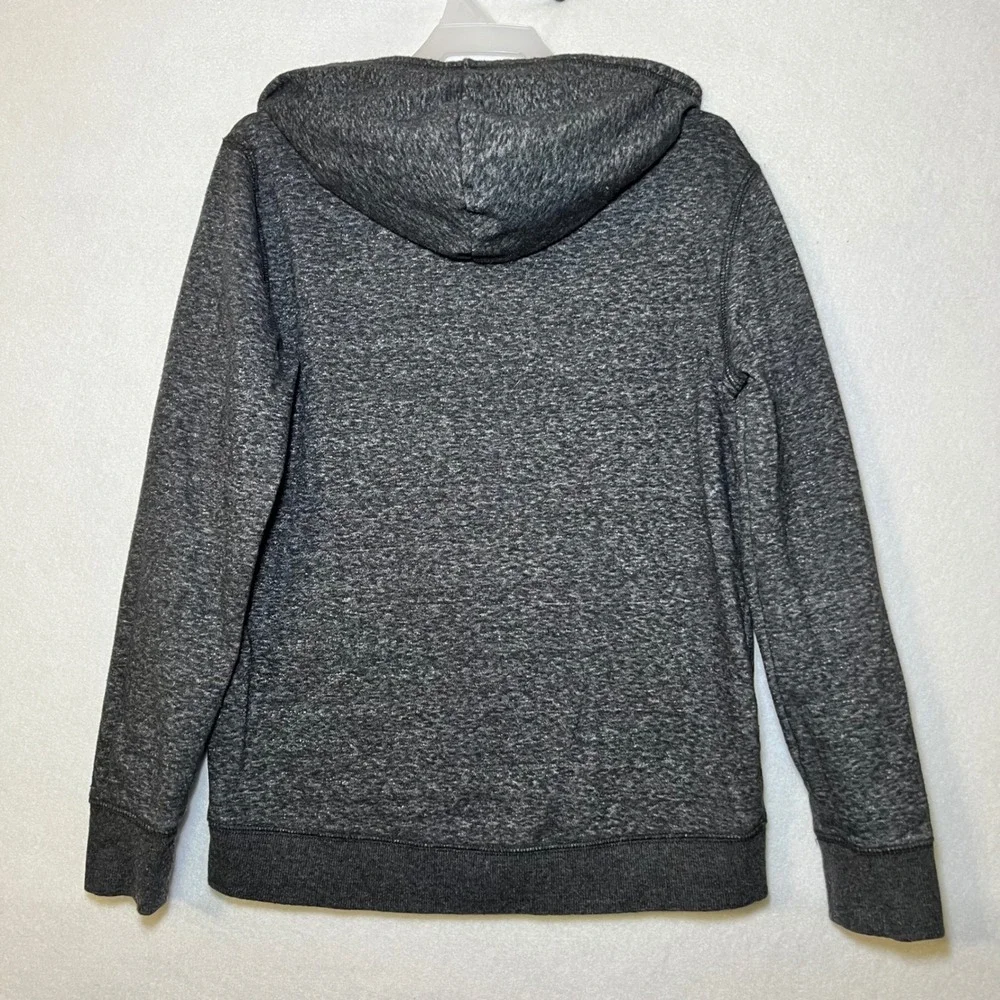Justice Dance Sequin Zip Up Hoodie Charcoal Gray Heather Y2K Activewear Girls 10